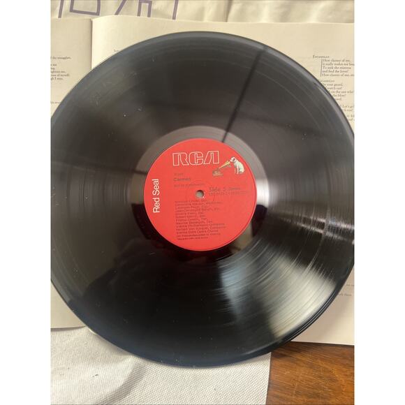 BIZET CARMEN 3-LP BOX SET EX+ VINYL + BOOK RCA RED SEAL 1964 ULTRASONIC CLEAN!! - Picture 7 of 16